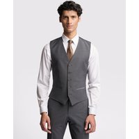 Premium Charcoal Panama Slim Waistcoat 46R