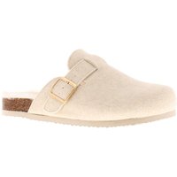 Cozipawz Women's Snug Faux Fur Lined Clog Slippers in Cream | Size: 4