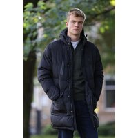 Longline Hooded Padded Jacket