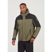 Block Hooded Jacket