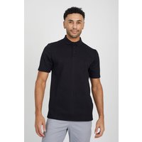 Jaquard Knit Polo Shirt