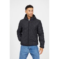 Short Heat Seal Padded Hooded Jacket