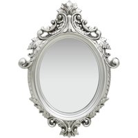 Berkfield Home Wall Mirror Castle Style 56x76 cm Silver