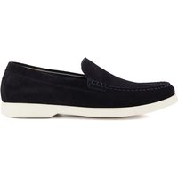 Dune London Men's 'Buftonn' Suede Loafers in Blue | Size: 9