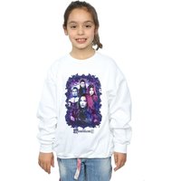 Disney Girl's The Descendants Group Attitude Sweatshirt in White | Size: 5-6 Years
