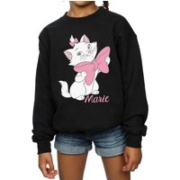 Disney Girl's Aristocats Marie Bow Sweatshirt in Black | Size: 7-8 Years