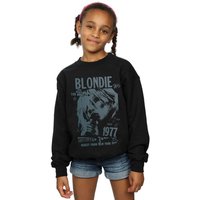 Blondie Girl's Tour 1977 Chest Sweatshirt in Black | Size: 9 Years