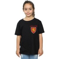 Gryffindor Lion Faux Pocket Cotton T Shirt
