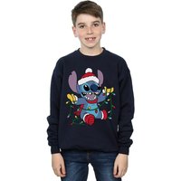 Lilo & Stitch Christmas Lights Sweatshirt