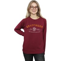 Harry Potter Women's Gryffindor Team Quidditch Sweatshirt in Burgundy | Size: XL