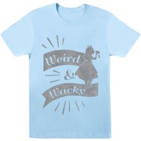 Alice Wonderland Weird & Wacky T Shirt Blue