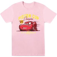Cars Piston Cup Champion T Shirt Pink