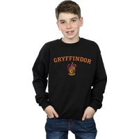 Harry Potter Boy's Gryffindor Crest Sweatshirt in Black | Size: 7-8 Years