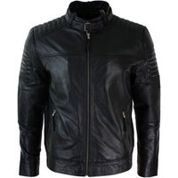 Cross Zip Biker Racer Jacket