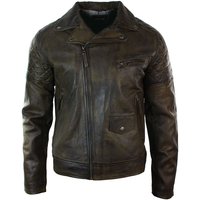 Vintage Leather Biker Jacket