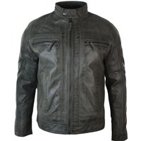 Zipped Biker Soft Leather Jacket