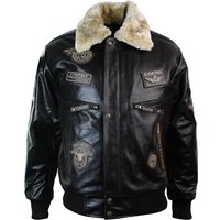 Leather Jacket Bomber Aviator