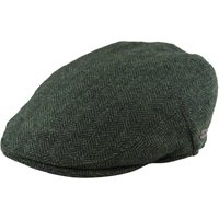 Flat Cap Wool Herringbone Tweed Vintage Classic 1920s Peaky Blinders