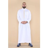 Muslim Islam Eid Nehru Collar Thobe 60R