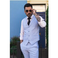 Summer Suit Waistcoat Trousers Wedding 48R