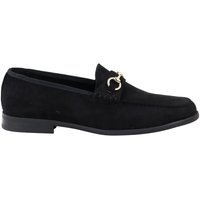 Leather Lined Slip On Suede Loafer Shoes