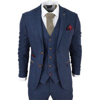 Scott 3 Piece Tweed Check Suit 36R