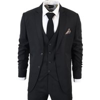 IM1 Classic Plain 3 Piece Suit 48R