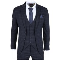 IM3 Checked Tailored Fit Suit 40R
