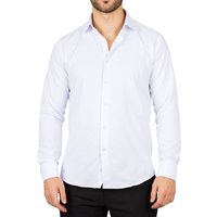 Long Sleeve Regular Fit Double Cuff Twill Oxford Shirt