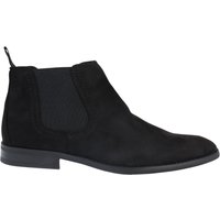 Slip On Suede Leather Lined Chelsea Ankle Shoes