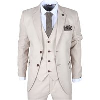 3 Piece Tailored Fit Wedding Suit 48R
