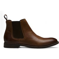 Slip On Leather Formal Chelsea Ankle Boots