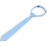 Paul Andrew Textured Necktie Satin Silk Tie in Light Blue