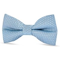 Paul Andrew Textured Satin Silk Bow Tie in Baby Blue