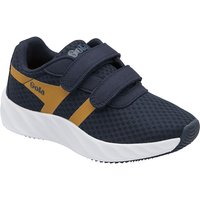 Gola 'Draken Twin Bar QF' Mesh Running Trainers in Navy | Size: Infant 9
