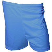 Precision Micro-Stripe Football Shorts in Blue | Size: XS