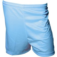 Precision Micro-Stripe Football Shorts in Mid Blue | Size: XS
