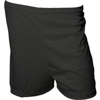 Precision Men's Micro-Stripe Football Shorts in Black | Size: Medium/Large