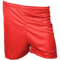 Precision Men's Micro-Stripe Football Shorts in Red | Size: Small