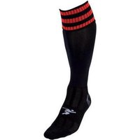 Precision Men's 3 Stripe Pro Football Socks in True Black | Size: 7-11