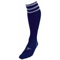 Precision Men's 3 Stripe Pro Football Socks in Mid Blue | Size: 7-11