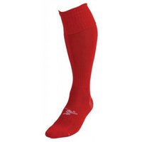 Precision Pro Plain Football Socks in Red | Size: 12-2
