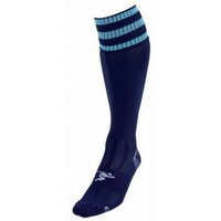 Precision Men's 3 Stripe Pro Football Socks in Mid Navy | Size: 3-6