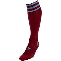 Precision Men's 3 Stripe Pro Football Socks in Maroon | Size: 3-6