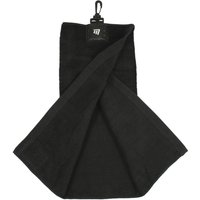 Masters Tri-Fold Golf Towel in Black