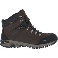 Trespass Men's Gerrard Mid Cut Hiking Boots in Dark Brown | Size: 7