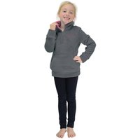 Little Rider Girl's Soft Fleece in Pale Grey | Size: 5-6 Years