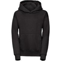 JERZEES Plain Hoodie in Black | Size: 3-4 Years