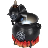 Something Different Cauldron Backflow Incense Burner in Black