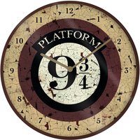 Harry Potter Platform 9 3 4 Wall Clock in Cream